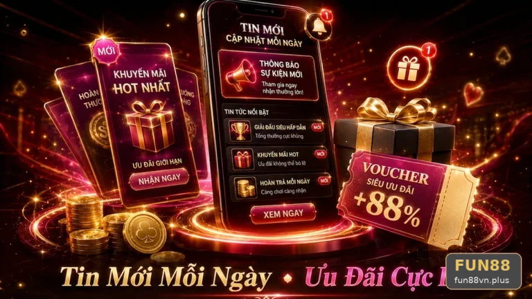 Khuyến Mãi FUN88 Tại fun88vn.plus: Đọc Chi Tiết Giao Diện Tin Mới, Ưu Đãi Và Điều Kiện Nhận Thưởng Qua Góc Nhìn Mở Rộng