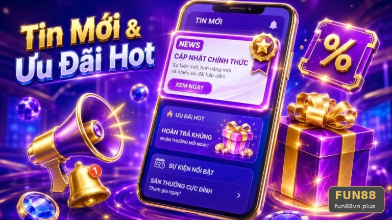 Khuyến Mãi FUN88 Tại fun88vn.plus: Đọc Chi Tiết Giao Diện Tin Mới Và Ưu Đãi – Nhận Diện Thông Báo Giả Mạo Cùng Kênh Hỗ Trợ Chính Thức Qua Góc Nhìn Mở Rộng