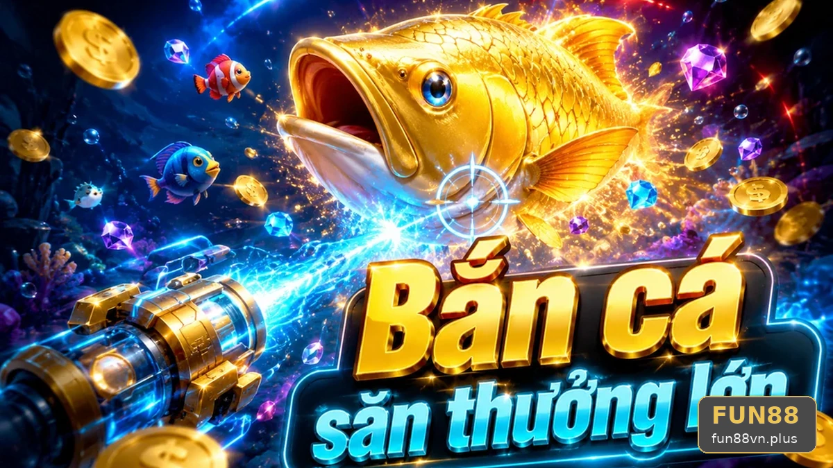 Từ Màn Hình Bắn Cá Đến Vòng Quay Nổ Hũ: Hành Trình Đọc Cảnh Slot Tại FUN88