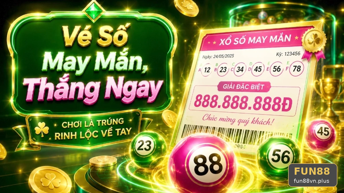 Xổ Số FUN88 Tại fun88vn.plus: Đọc Chi Tiết Giao Diện Vé Số, Kết Quả Và Cấu Trúc Giải Thưởng – Góc Nhìn Mở Rộng Từ Cuộc Kiểm Tra Thực Tế